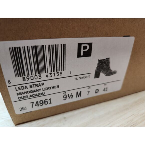 Clarks Leda Strap Side-Zip Boots – Women’s Size 9.5 Mahogany Side-Zip Boot - Picture 9 of 12